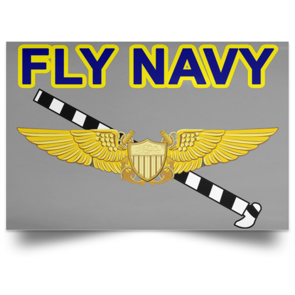 Fly Navy Tailhook 3 Poster - Landscape