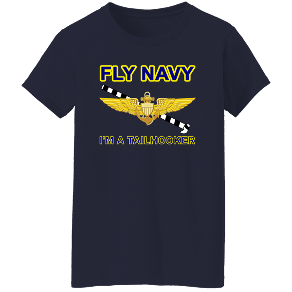 Fly Navy Tailhooker 1 Ladies' T-Shirt