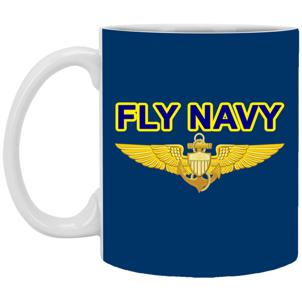 Fly Navy Aviator Mug - 11oz