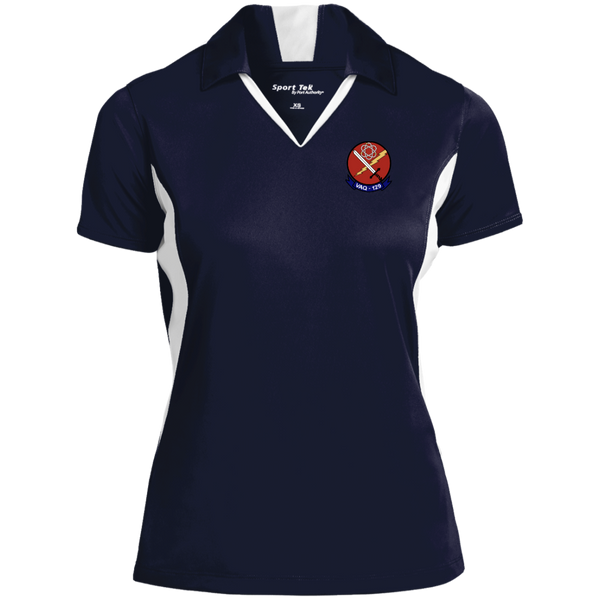 VAQ 129 2 Ladies' Colorblock Performance Polo