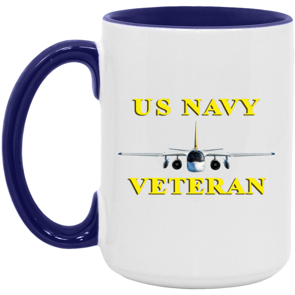 Navy Vet 3 Accent Mug - 15oz