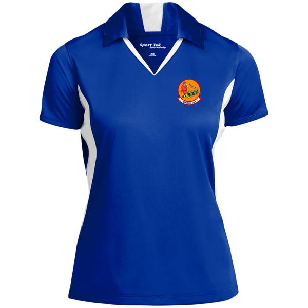 VA 204 2 Ladies' Colorblock Performance Polo