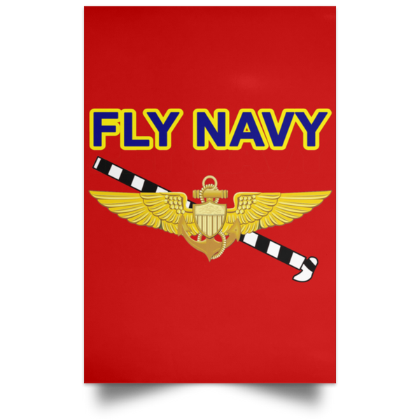 Fly Navy Tailhook 1 Poster - Portrait