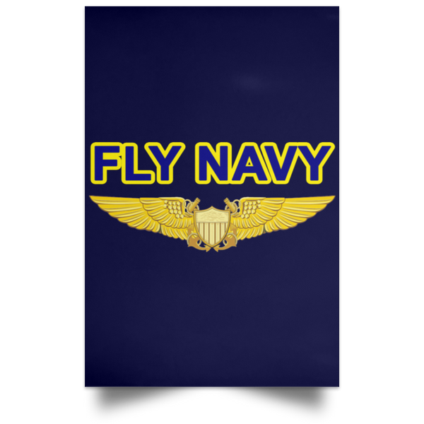 Fly Navy NFO Poster - Portrait