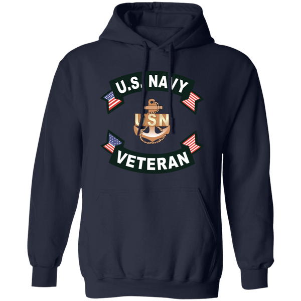 Navy Vet 1 Pullover Hoodie