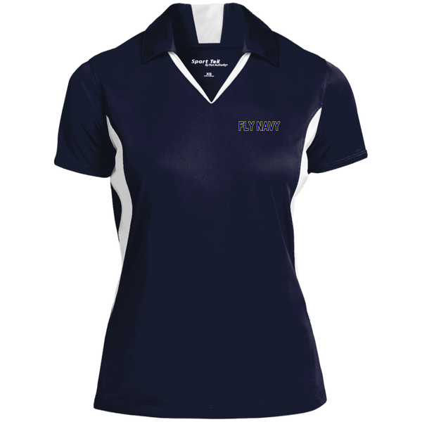 Fly Navy 2 Ladies' Colorblock Performance Polo