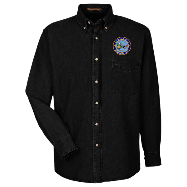 Subic Cubi Pt 09 Harriton LS Denim Shirt