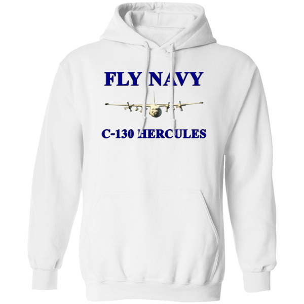 Fly Navy C-130 1 Pullover Hoodie