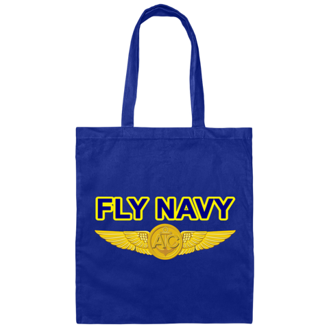 Fly Navy Aircrew Canvas Tote Bag