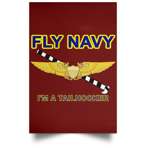 Fly Navy Tailhooker 3 Poster - Portrait