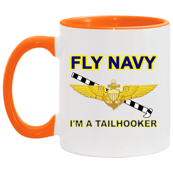 Fly Navy Tailhooker 1 Accent Mug - 11oz