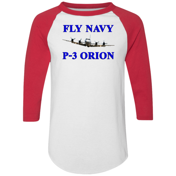 Fly Navy P-3 1 Colorblock Raglan Jersey