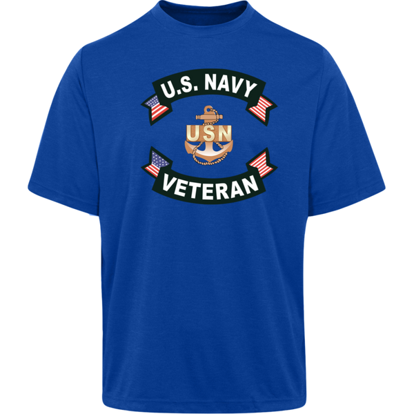 Navy Vet 1 Team 365 Heather T-Shirt