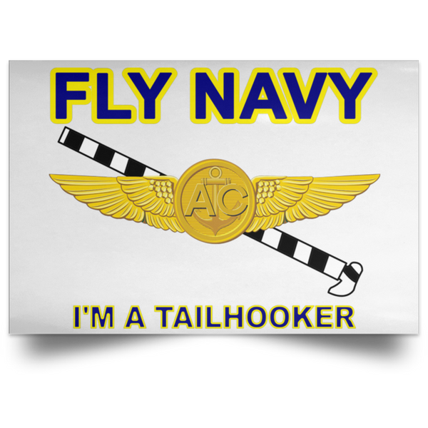 Fly Navy Tailhooker 2 Poster - Landscape