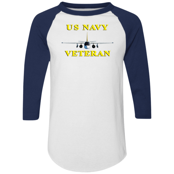 Navy Vet 3 Colorblock Raglan Jersey