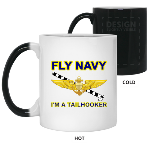 Fly Navy Tailhooker 1 Color Changing Mug - 11oz