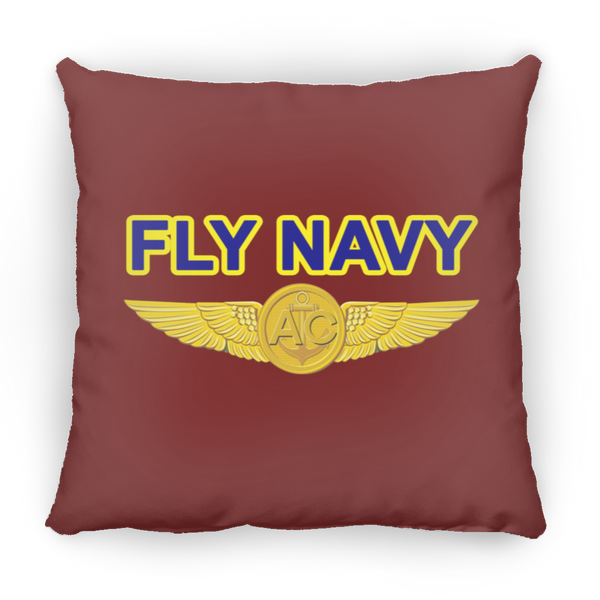 Fly Navy Aircrew Pillow - Medium Square