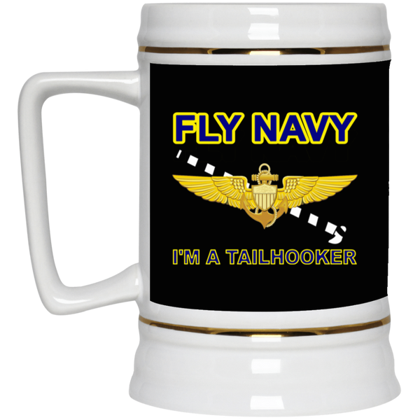 Fly Navy Tailhooker 1 Beer Stein - 22oz