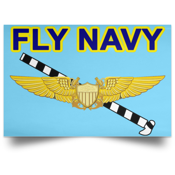 Fly Navy Tailhook 3 Poster - Landscape