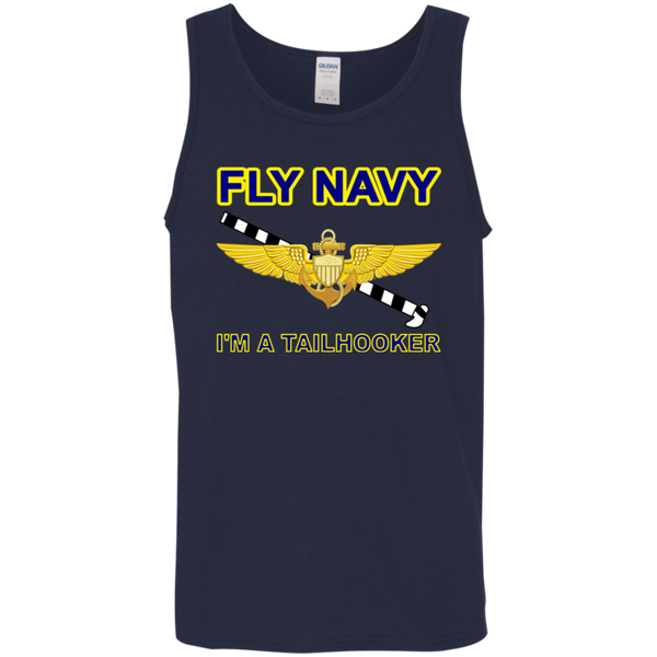 Fly Navy Tailhooker 1 Cotton Tank Top