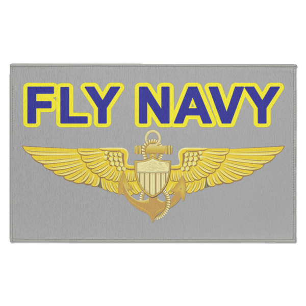 Fly Navy Aviator Indoor Doormat