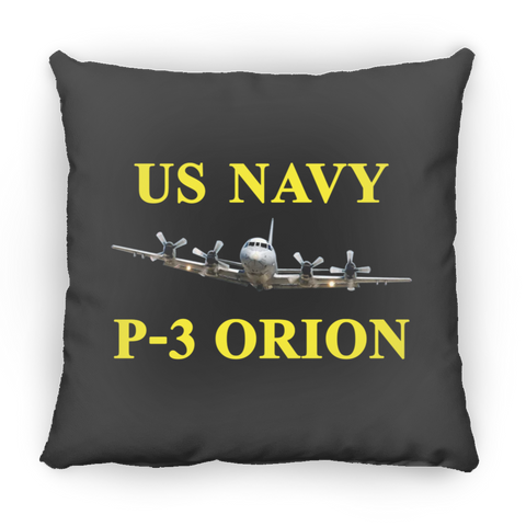 US Navy P-3 3 Pillow - Large Square