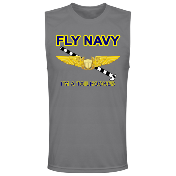 Fly Navy Tailhooker 3 Team 365 Muscle T-Shirt