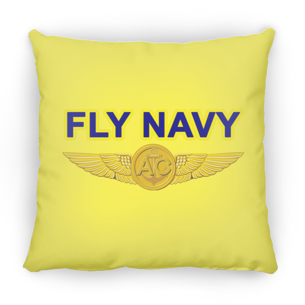 Fly Navy Aircrew Pillow - Medium Square