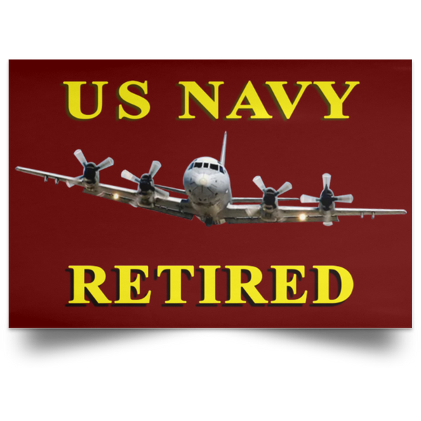 Navy Retired 1 Poster - Landscape