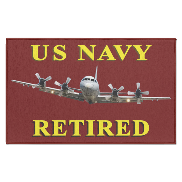 Navy Retired 1 Indoor Doormat