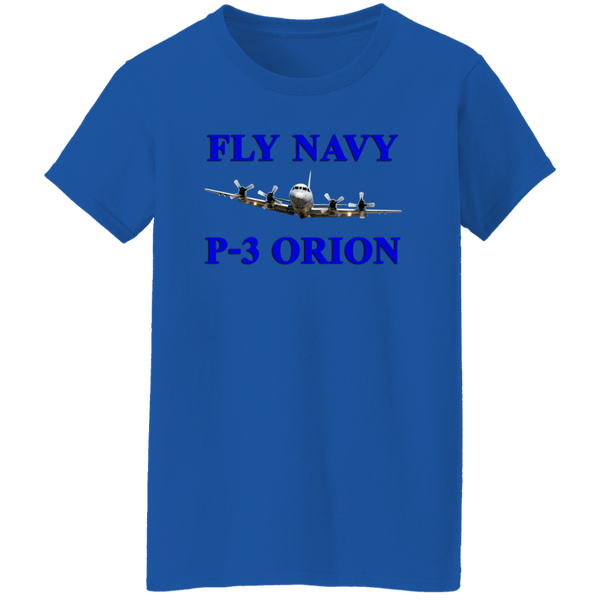 Fly Navy P-3 1 Ladies' T-Shirt