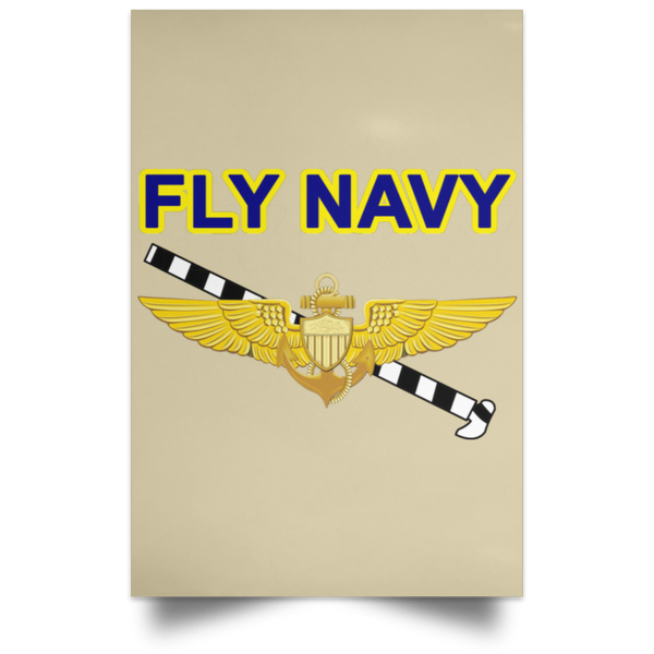 Fly Navy Tailhook 1 Poster - Portrait