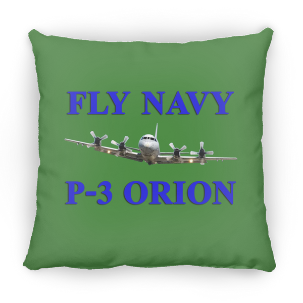 Fly Navy P-3 1 Pillow - Small Square