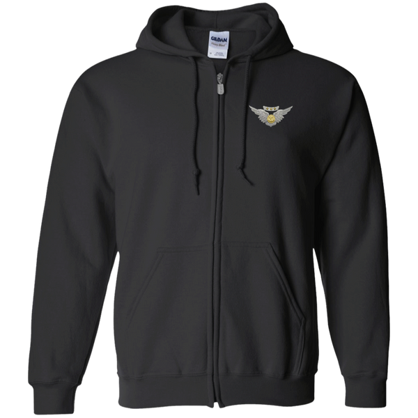 Combat Air 1 Zip Up Hooded Sweatshirt