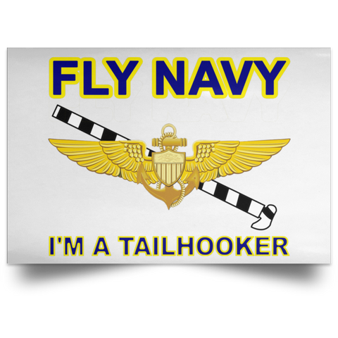 Fly Navy Tailhooker 1 Poster - Landscape