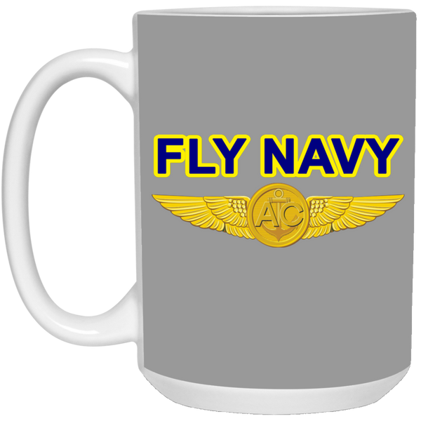 Fly Navy Aircrew Mug - 15oz