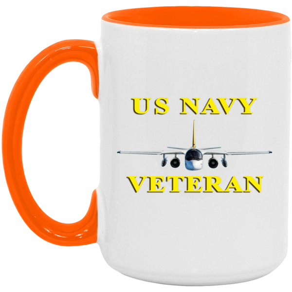 Navy Vet 3 Accent Mug - 15oz