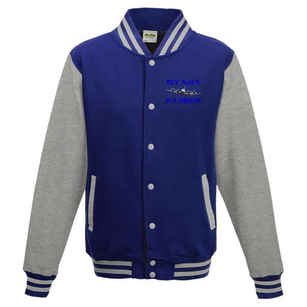 Fly Navy P-3 1 Letterman Jacket