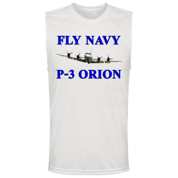 Fly Navy P-3 1 Team 365 Muscle T-Shirt