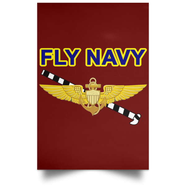 Fly Navy Tailhook 1 Poster - Portrait