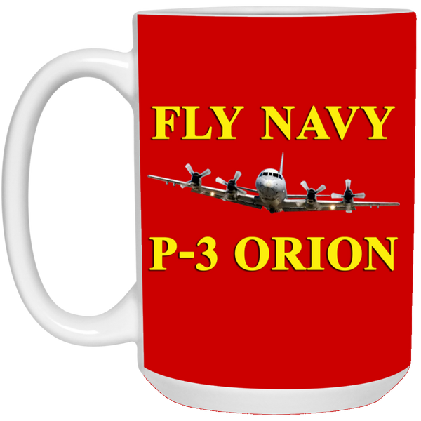 Fly Navy P-3 3 Mug - 15oz