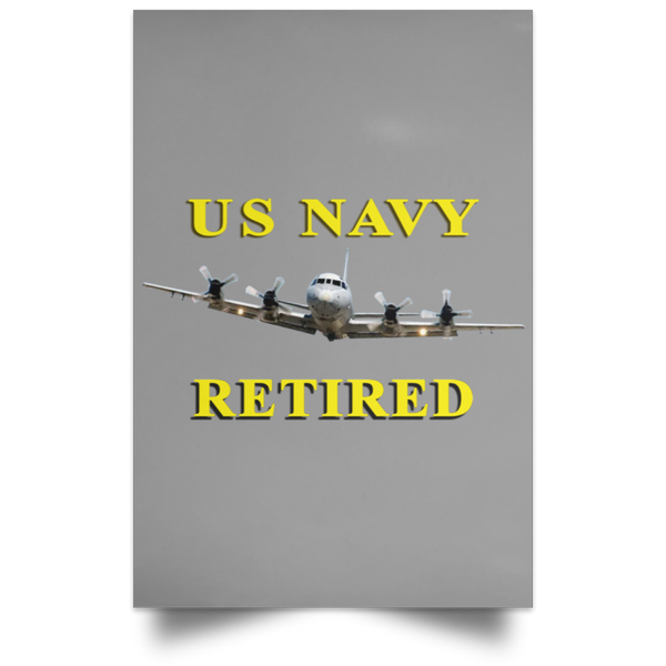 Navy Retired 1 Poster - Portrait