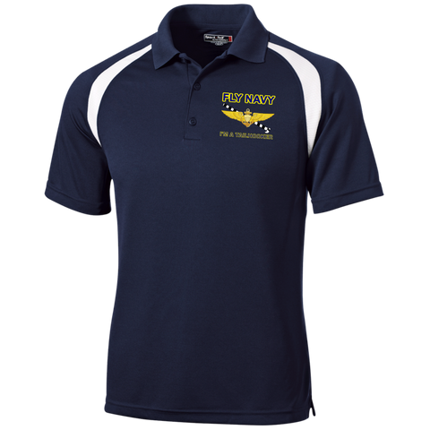 Fly Navy Tailhooker Moisture-Wicking Golf Shirt