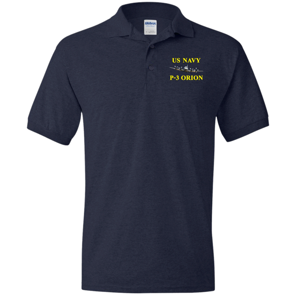 US Navy P-3 3 Jersey Polo Shirt