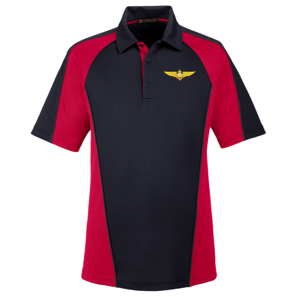 Aviator 1 Harriton Colorblock Polo