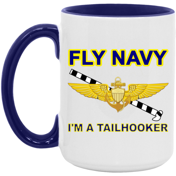 Fly Navy Tailhooker 1 Accent Mug - 15oz