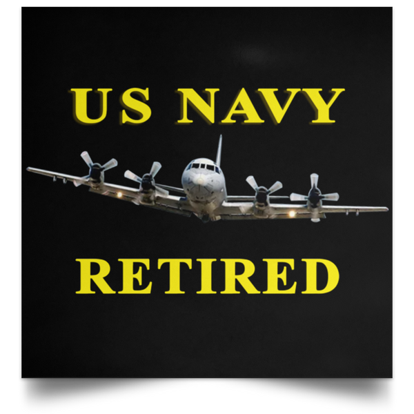 Navy Retired 1 Poster - Square