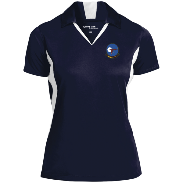 VAW 117 1 Ladies' Colorblock Performance Polo