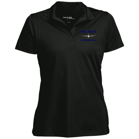 Fly Navy C-130 1 Ladies' Micropique Sport-Wick® Polo