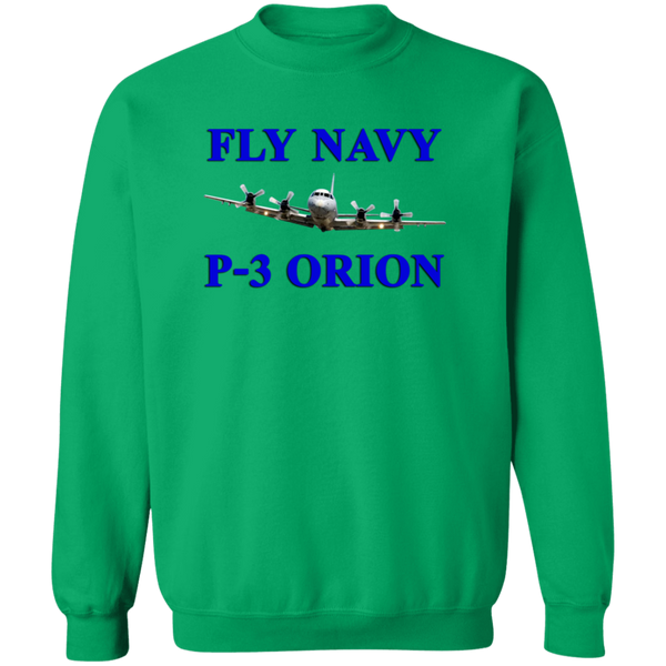 Fly Navy P-3 1 Crewneck Pullover Sweatshirt